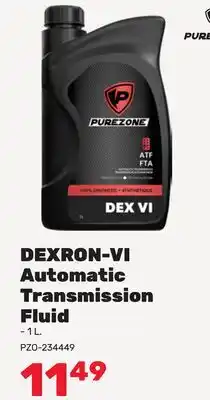 Bumper to Bumper PUREZONE DEXRON-VI Automatic Transmission Fluid offer