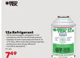 Bumper to Bumper Red Tek 12a Refrigerant offer