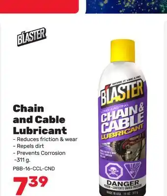 Bumper to Bumper Blaster Chain and Cable Lubricant offer