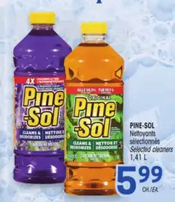 Uniprix PINE-SOL Nettoyants sélectionnés/Selected cleaners offer