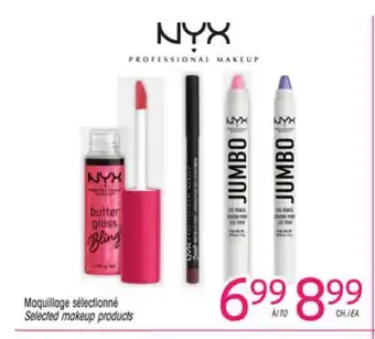 Uniprix NYX Maquillage sélectionné/Selected makeup products offer