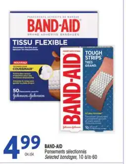 Uniprix BAND-AID Pansements sélectionnés/Selected bandages offer