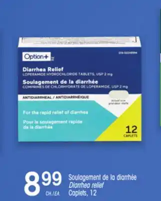 Uniprix Option+ Soulagement de la diarrhée/ Diarrhea relief offer