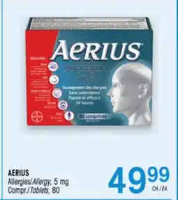 Uniprix AERIUS Allergies/Allergy, 5 mg offer