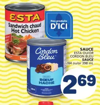 Marché Bonichoix CORDON BLEU SAUCE offer