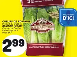Marché Bonichoix ROMAINE HEARTS offer