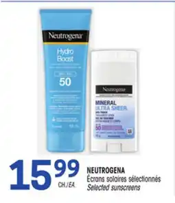 Uniprix NEUTROGENA Écrans solaires sélectionnés/Selected sunscreens offer