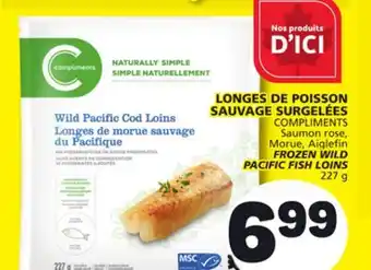 Marché Bonichoix COMPLIMENTS WILD PACIFIC FISH LOINS offer