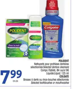 Uniprix POLIDENT, COLGATE offer