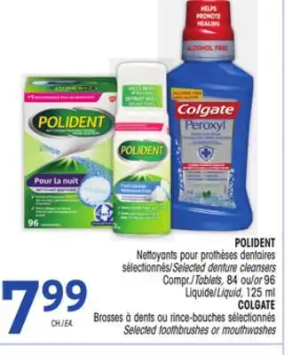 Uniprix POLIDENT, COLGATE offer
