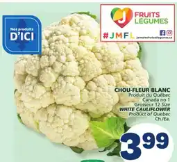 Marché Bonichoix WHITE CAULIFLOWER offer