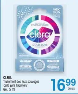 Uniprix CLERA Traitement des feux sauvages/ Cold sore treatment Gel offer