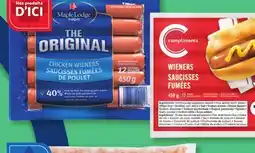 Marché Bonichoix Compliments Saucisses Fumees MAPLE LODGE FARMS WIENERS offer