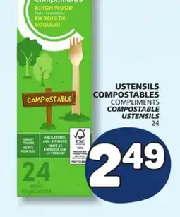 Marché Bonichoix COMPLIMENTS COMPOSTABLE USTENSILS offer