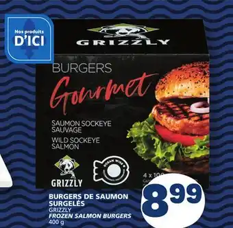 Marché Bonichoix GRIZZLY FROZEN SALMON BURGERS offer