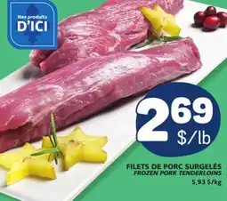 Marché Bonichoix FROZEN PORK TENDERLOINS offer