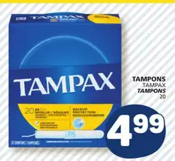 Marché Bonichoix TAMPONS TAMPAX offer