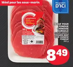 Marché Bonichoix COMPLIMENTS FROZEN BEEF FOR CHINESE offer