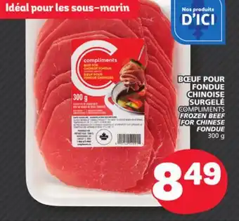 Marché Bonichoix COMPLIMENTS FROZEN BEEF FOR CHINESE offer