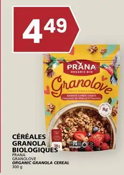 Rachelle-Bery Grocery PRANA GRANOLOVE ORGANIC GRANOLA CEREAL offer