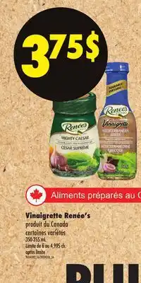 Maxi VINAIGRETTE RENÉE'S, 350-355 mL offer