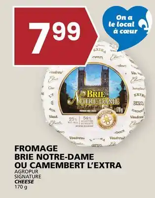 Rachelle-Bery Grocery FROMAGE BRIE NOTRE-DAME OU CAMEMBERT L'EXTRA AGROPUR offer