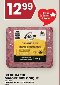 Rachelle-Bery Grocery 8 ACRES ORGANIC LEAN GROUND BEEF offer