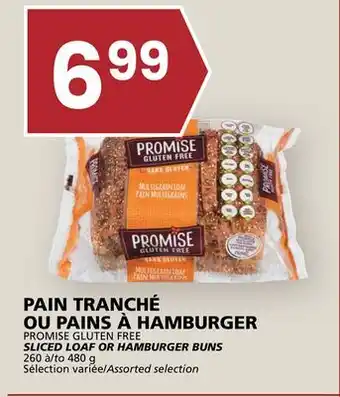 Rachelle-Bery Grocery PROMISE GLUTEN FREE SLICED LOAF OR HAMBURGER BUNS offer