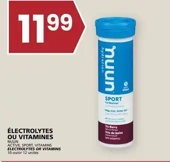 Rachelle-Bery Grocery NUUN ACTIVE, SPORT, VITAMINS ELECTROLYTES OR VITAMINS offer