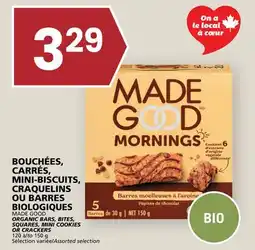 Rachelle-Bery Grocery MADE GOOD ORGANIC BARS, BITES, SQUARES, MINI COOKIES OR CRACKERS offer