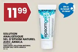 Rachelle-Bery Grocery EPSOM GEL ANALGESIC SOLUTION NATURAL EPSOM SALT WITH ARNICA offer