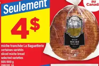Maxi MICHE TRANCHÉE LA BAGUETTERIE | SLICED MICHE BREAD, 600/800 g offer