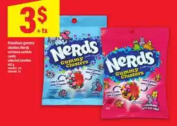 Maxi FRIANDISES GUMMY CLUSTERS NERDS | CANDY, 142 G offer
