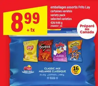 Maxi EMBALLAGES ASSORTIS FRITO LAY | VARIETY PACK, 428/448 G offer