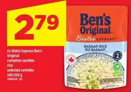 Maxi RIZ BISTRO EXPRESS BEN'S ORIGINAL | RICE, 240/250 G offer