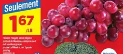 Maxi RAISINS ROUGES SANS PÉPINS | RED SEEDLESS GRAPES offer
