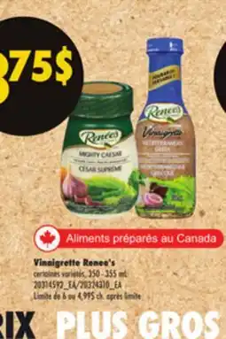Maxi VINAIGRETTE RENEE'S, 350 - 355 mL offer