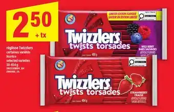 Maxi RÉGLISSE TWIZZLERS | LICORICE, 311-454 G offer
