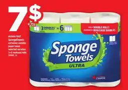 Maxi ESSUIE-SPONGETOWELS | PAPER TOWEL, 3=6 ROULEAUX/ROLLS offer