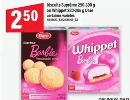 Maxi BISCUITS SUPRÊME, 290-300 G OU WHIPPET, 230-285 G DARE offer