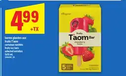 Maxi BARRES GLACÉES AUX FRUITS T'AOM | FRUITY ICE BARS, 5X75 ML offer