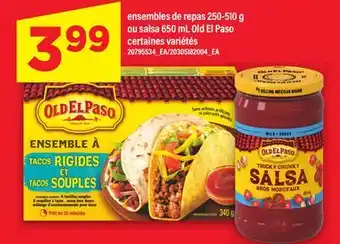 Maxi ENSEMBLES DE REPAS, 250-510 G OU SALSA, 650 ML OLD EL PASO offer