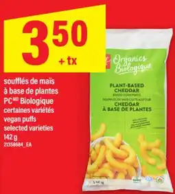 Maxi SOUFFLÉS DE MAÏS À BASE DE PLANTES PC BIOLOGIQUE | VEGAN PUFFS, 142 G offer