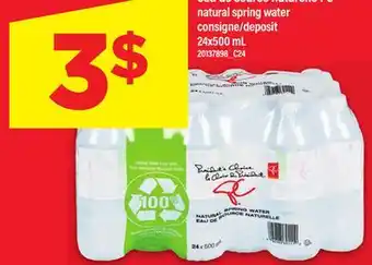Maxi EAU DE SOURCE NATURELLE PC | NATURAL SPRING WATER, 24x500 ML offer
