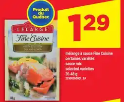 Maxi MÉLANGE À SAUCE FINE CUISINE | SAUCE MIX, 20-48 G offer