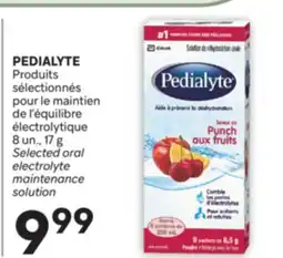 Brunet PEDIALYTE Produits sélectionnés pour le maintien de l'équilibre électrolytique offer