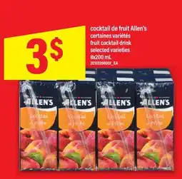 Maxi COCKTAIL DE FRUIT ALLEN'S | FRUIT COCKTAIL DRINK, 8X200 ML offer
