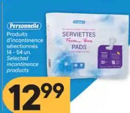 Brunet Personnelle Produits' incontinence sélectionnés offer