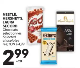 Brunet NESTLÉ, HERSHEY'S, LAURA SECORD Chocolats sélectionnés offer