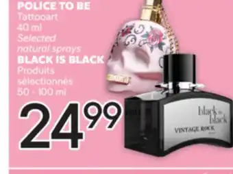 Brunet POLICE TO BE Tattooart | Selected natural sprays,BLACK IS BLACK Produits sélectionnés | Certain offer